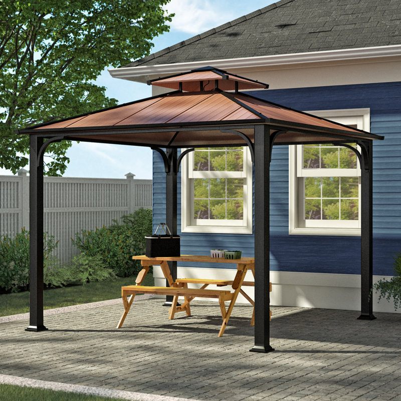 Sunjoy Northampton 10 Ft. W x 10 Ft. D Steel Patio Gazebo & Reviews